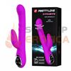 Vibrador rotativo siliconado con 12 funciones de vibracion y carga USB